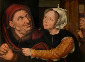 Amants mal assortis - Quentin Massys or Matsys