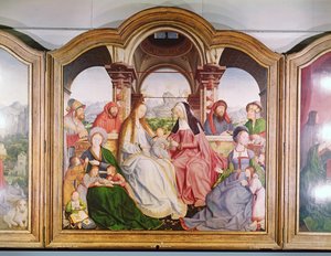 La Sainte Parenté, ou le Retable de Sainte Anne, (détail) 1509