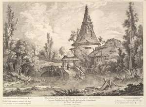 Vue de la tour près de Blois, milieu du 18ème siècle - Quentin Pierre Chedel