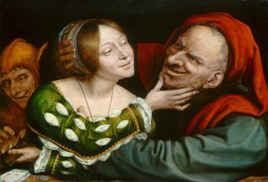 Amants mal assortis, vers 1520-1525 - Quinten Metsys