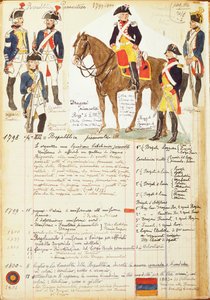 Uniformes militaires de la République piémontaise - Quinto Cenni