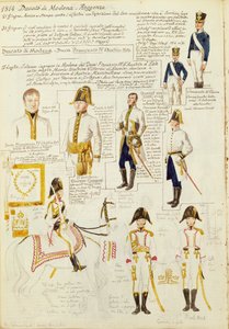 Uniformes du Duché de Modène - Quinto Cenni
