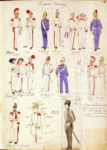 Uniformes des pompiers municipaux du Royaume d