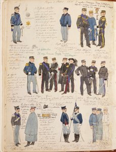 Divers uniformes du Royaume d