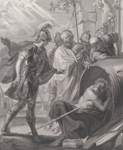 La rencontre de Diogène de Sinope et Alexandre le Grand - Quirin Mark
