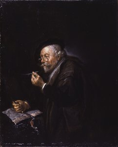 Vieil homme écrivant - Quiringh Gerritsz. van Brekelenkam