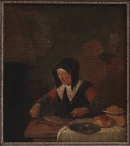 Vieille femme à son repas - Quiringh Gerritsz van Brekelenkam