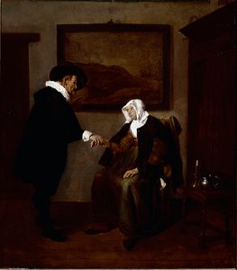 La visite du docteur - Quiringh Gerritsz. van Brekelenkam