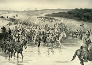 Lord Roberts et son armée traversant la rivière Wall, 1901 - RM Paxton