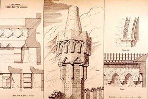Palais des Jurisconsultes, Crémone, Italie, construit en 1292, tiré de 