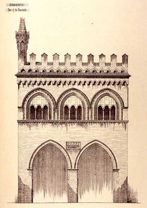 Palais des Jurisconsultes, Crémone, Italie, construit en 1292, de 