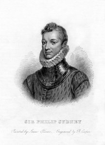 Sir Philip Sidney, poète, courtisan et soldat anglais, 19ème siècle - R. Cooper