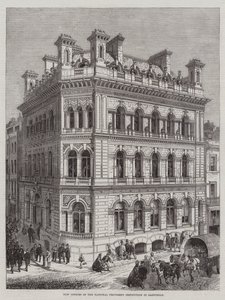 Nouveaux Bureaux de la National Provident Institution à Eastcheap - R. Dudley