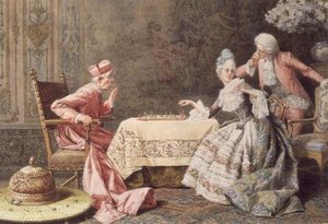 Jouer aux échecs avec le cardinal - R. Raimondi