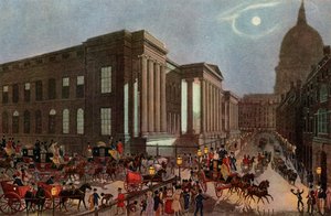 Les courriers royaux partant du bureau de poste général, Londres, 1830 1927