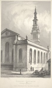Église du Christ, Newgate Street - R. W. Billings