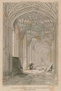 Cloître, chapelle Saint-Étienne, Westminster, vue vers l