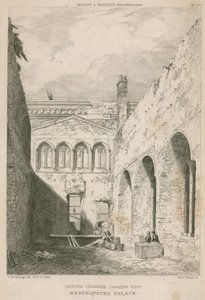 Chambre Peinte, Palais de Westminster, Londres, vue vers l