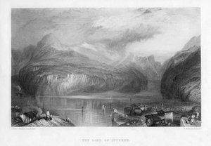 Le lac de Lucerne, 19ème siècle
