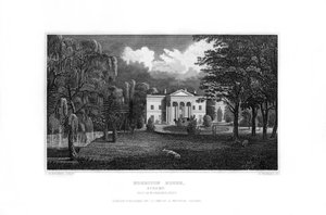 Maison Norbiton, Kingston upon Thames, Surrey, 1829 - R. Winkles
