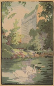 Hôtel Plaza depuis Central Park, 1914