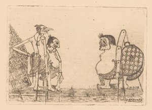 Marionnettes Wajang - Raden Katamsi (signed by artist)
