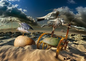 Chaise « Surreal Desert » - Radoslav Penchev