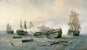 Défense du promontoire de La Havane en 1762, c.1898