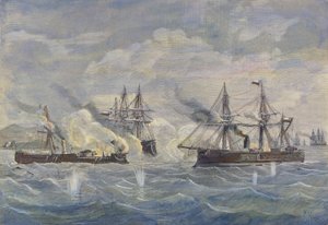 Combat naval entre le navire péruvien 