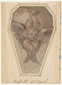 Un séraphin, dessin pour une broderie, 1466-1524