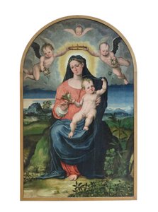 Madonna avec enfant, avant 1543 - Raffaellino di Michelangelo (16th century)