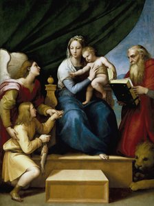 Madone au poisson - Raffaello Sanzio Raphael
