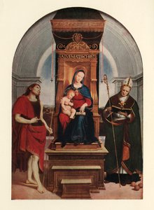 La Madone Ansidei, 1505, vers 1912
