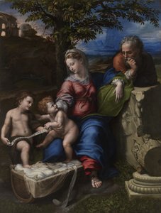 La Sainte Famille sous un chêne, vers 1518 - Raffaello Sanzio Raphael