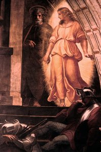 La Libération de Saint Pierre (détail), 1514 - Raffaello Sanzio Raphael