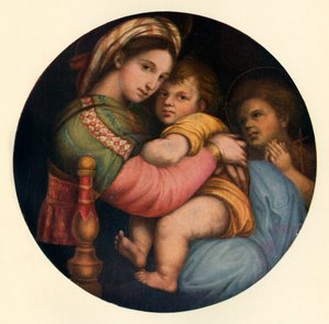 La Madone Della Sedia, vers 1514, vers 1912 - Raffaello Sanzio Raphael