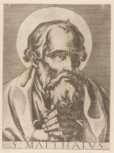 Saint Matthieu (Christus, Maria en de twaalf apostelen, Il sacrato collegio apostolico) - Raffaello Schiaminossi
