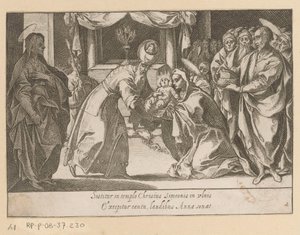 Présentation du Christ au temple (Quindecim Mysteria Rosarii Beatae Mariae Virginis) - Raffaello Schiaminossi
