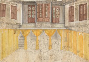 Intérieur du palais, vers 1880-1900 - Ragunath