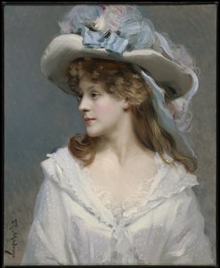 Femme en blanc - Raimundo de Madrazo y Garreta