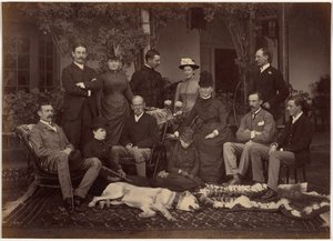 Son Éminence, commandant en chef et sa suite, Shimla - Raja Deen Dayal