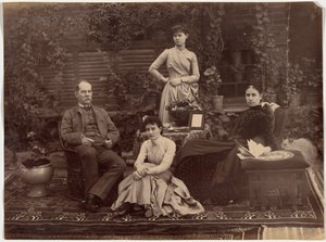 Sir Auckland Colvin et sa famille, Shimla - Raja Deen Dayal