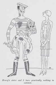 Illustration pour "But Gentlemen Marry Brunettes" par Anita Loos - Ralph Barton