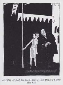 Illustration pour "But Gentlemen Marry Brunettes" par Anita Loos