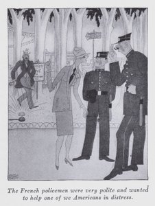 Illustration pour "But Gentlemen Marry Brunettes" par Anita Loos