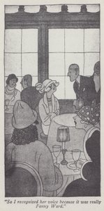 Illustration pour Gentlemen Prefer Blondes par Anita Loos (lithographie) - Ralph Barton