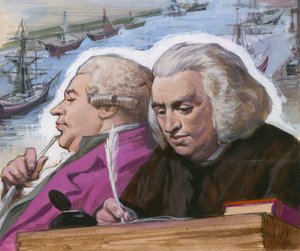 Dr Johnson et Boswell lors de leur voyage dans les îles occidentales - Ralph Bruce
