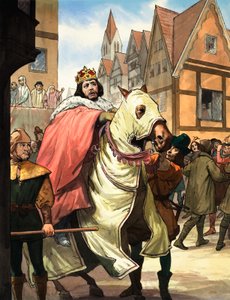 Le roman du théâtre anglais (gouache sur papier)