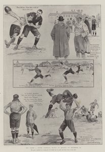 Le match de football Nord contre Sud à Bristol, le 15 décembre - Ralph Cleaver