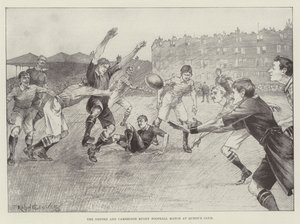 Le match de rugby Oxford et Cambridge au Queen